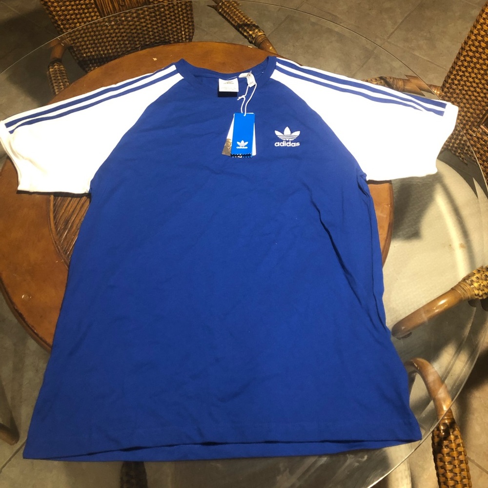 Adidas classic 3 stripe “vintage” shirt